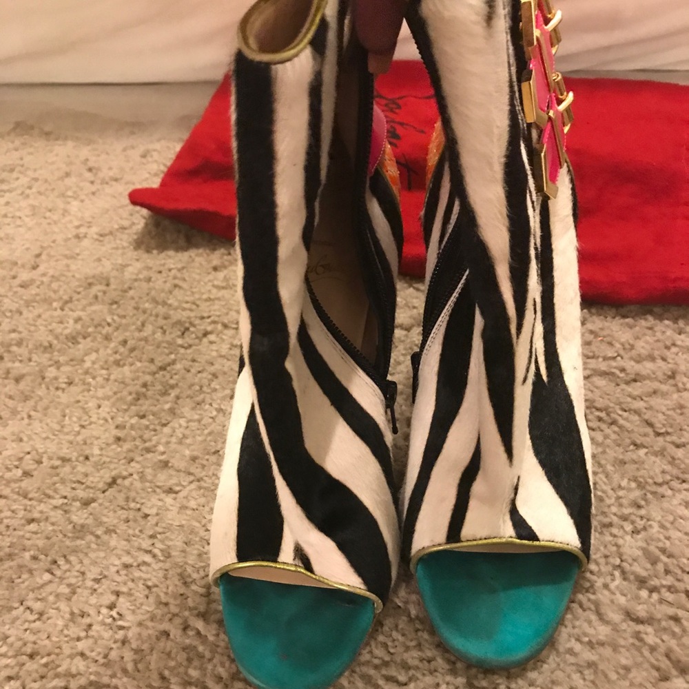 Christian Louboutin Pony booties