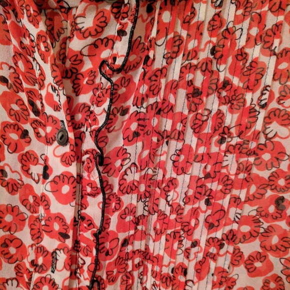 (SOLD)  Anthro Silk Blouse - Picture 5 of 5
