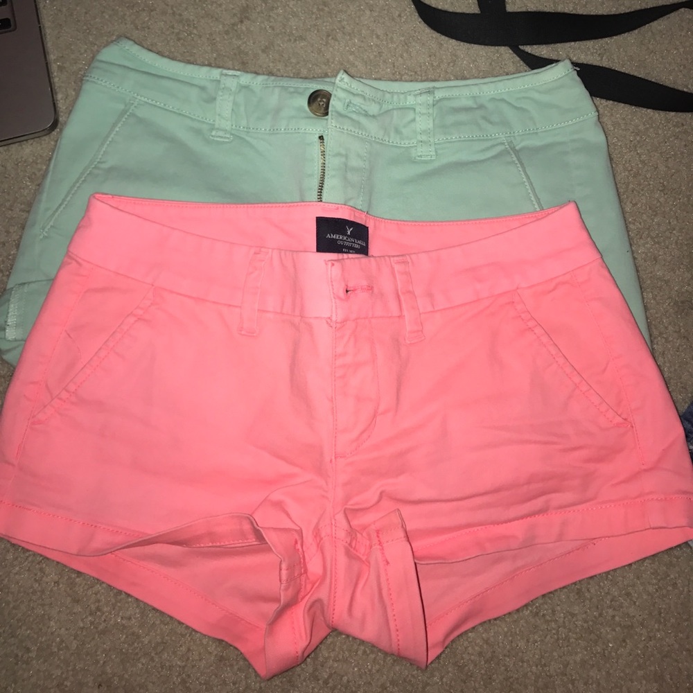 American Eagle pastel short bundle