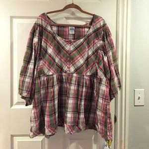 Plaid Top