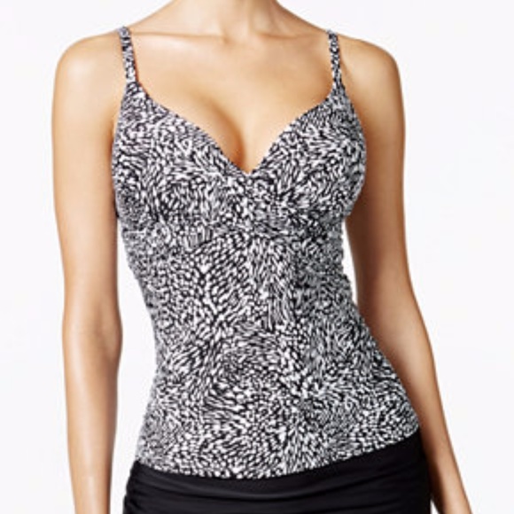 Island Escape Push-up Tankini Top & Bottom SZ 16 - Picture 6 of 8