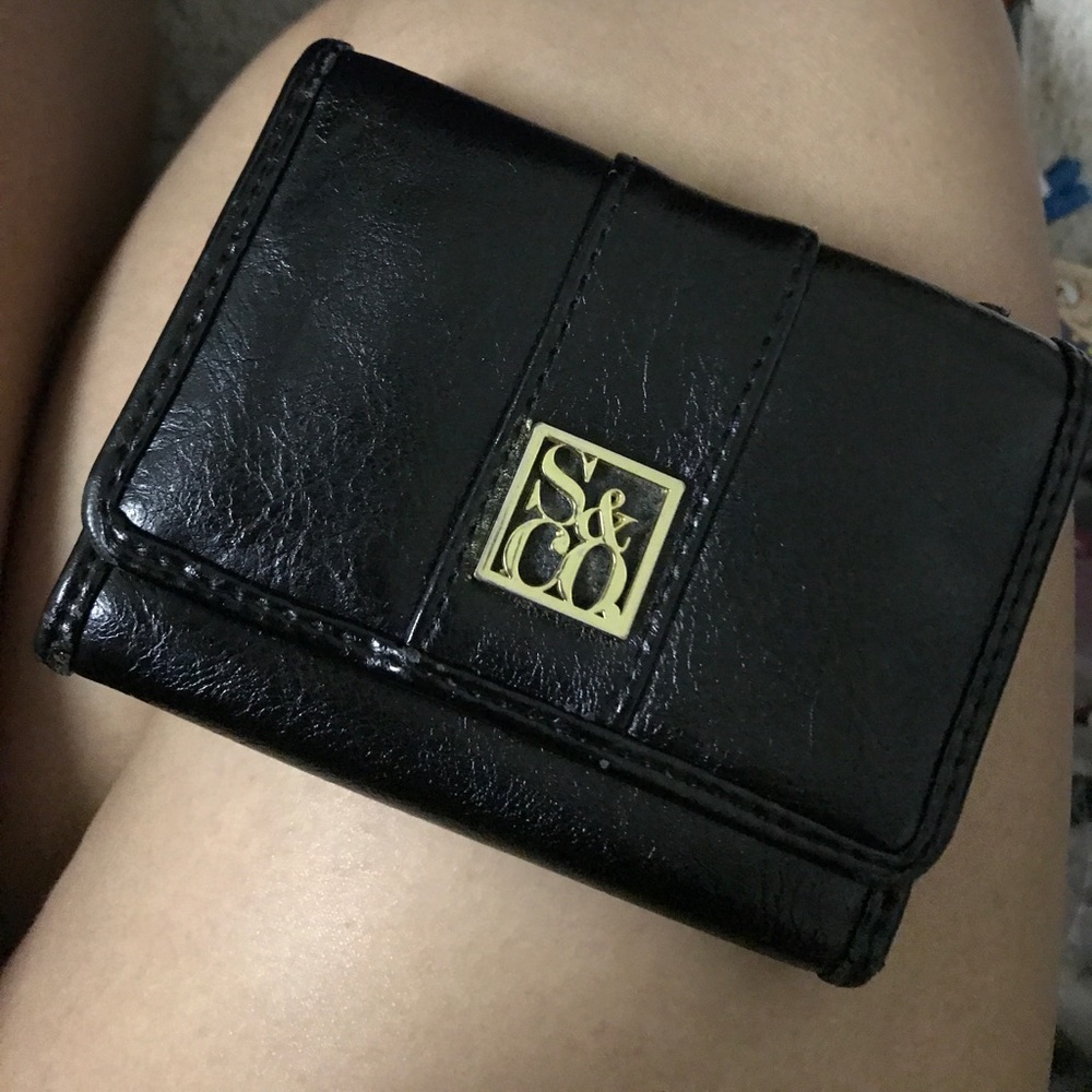 S&CO Black, Red & Zebra wallet