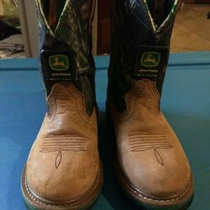 Kids boots -John Deere size 12 medium