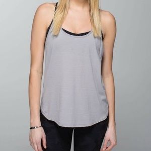Lululemon 105 Singlet in Heathered Gray