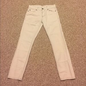 Skinny White Ax Jeans