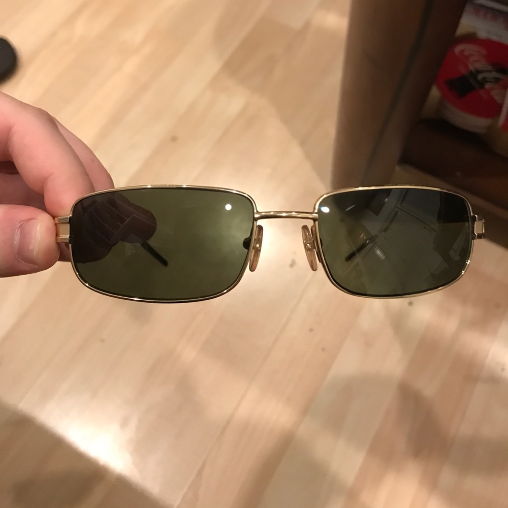 Montblanc gold plated men's sunglasses