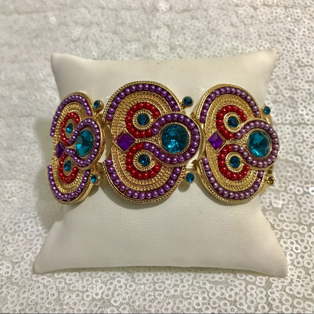 Multicolored boho bracelet