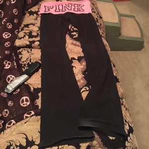 Victoria's Secret pink yoga pants