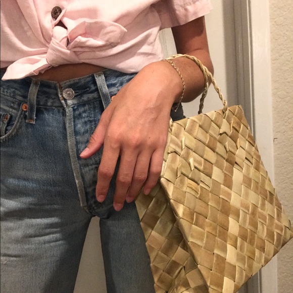 Reformation Handbags - Woven Wicker Vintage Purse