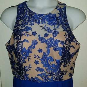 Beautiful royal blue Stenay formal dress.