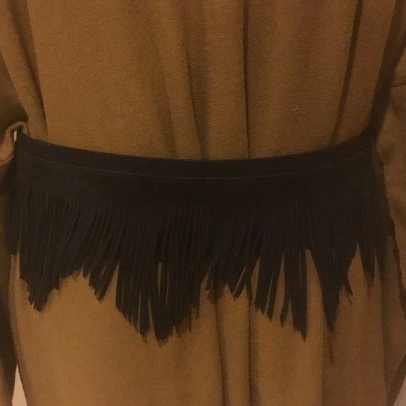 Suede Fringed Belt main image 4