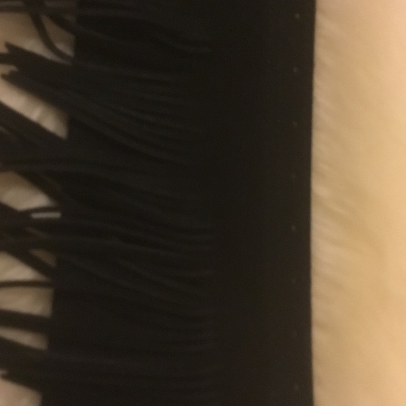 Suede Fringed Belt