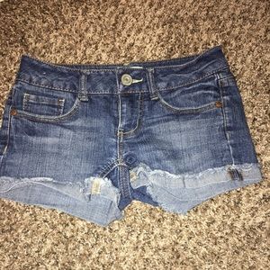 Size 0 JCPenney denim shorts