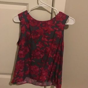 Pink/grey tank top