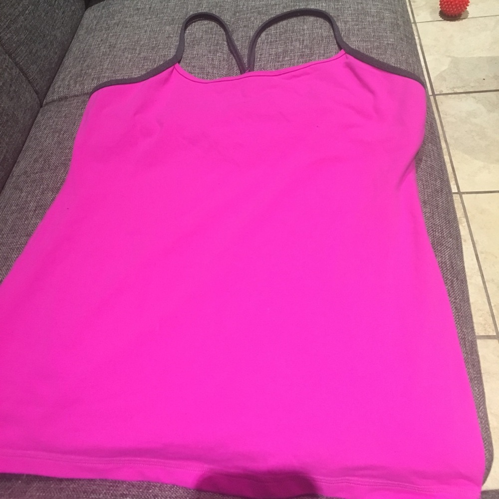 Lululemon pink power y tank