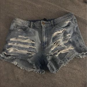 Distressed Shorts