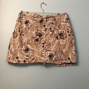 Size 14 floral skort