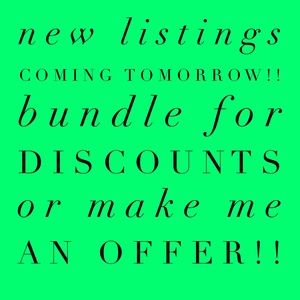 New Listings Coming Tomorrow