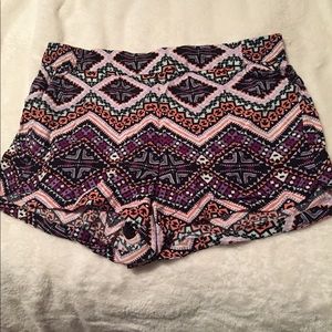 Aztec-patterned shorts