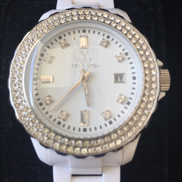 White Rhinestone Watch - Picture 2 of 4