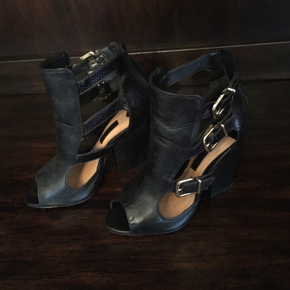 Schutz Open Toe Heeled Sandals