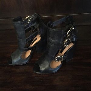 Schutz Open Toe Heeled Sandals