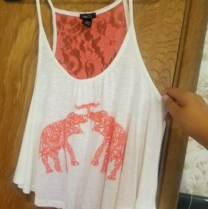 Elephant crop top