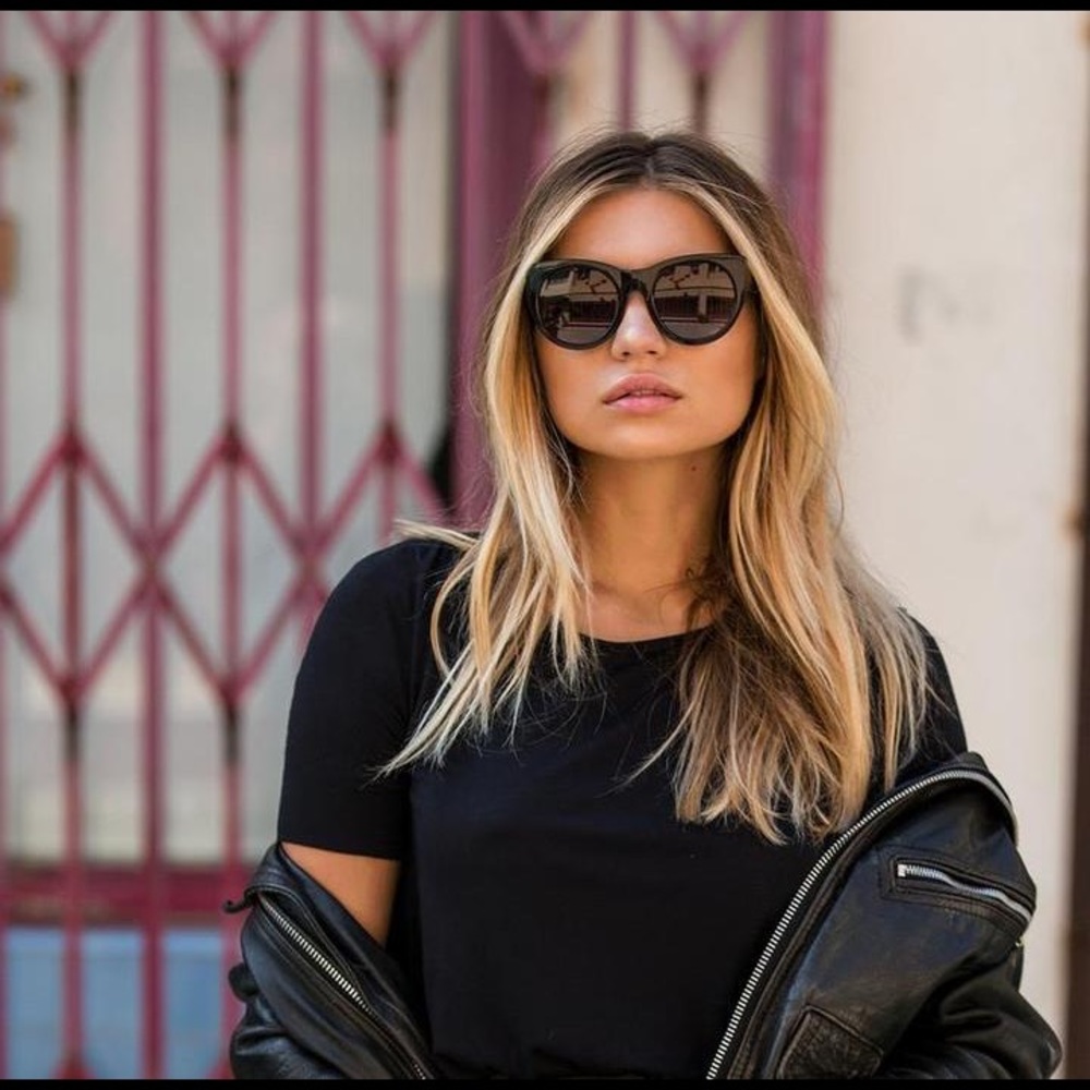 Durante Chunky Cat-Eye Sunglasses