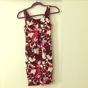 Wayf tight floral dress