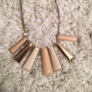 Cream statement necklace