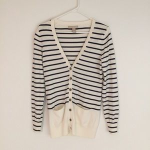 Banana Republic Striped Cardigan