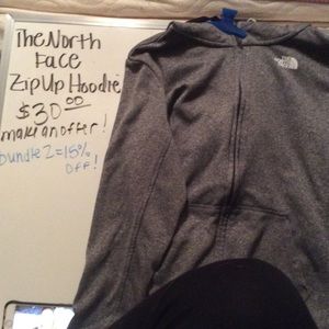 North Face Zip Up Hoodie