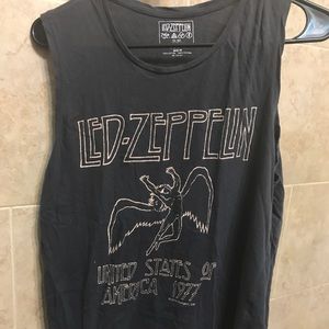 Led Zeppelin cut off muscle tee