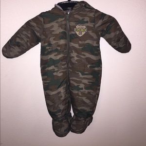 Baby Boy Full Zip Up Snowsuit