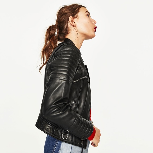 40 off Zara Jackets & Blazers Zara Trafaluc Vegan Leather moto