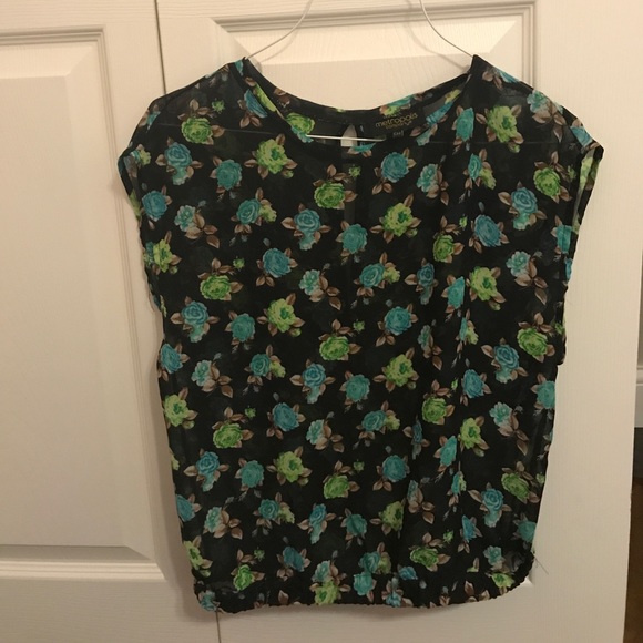 Tops - Black sheer shirt
