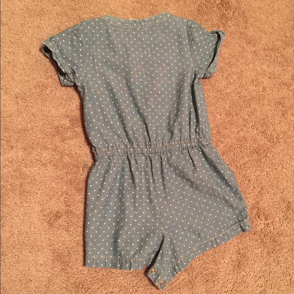 Carter blue jean romper - Picture 3 of 3