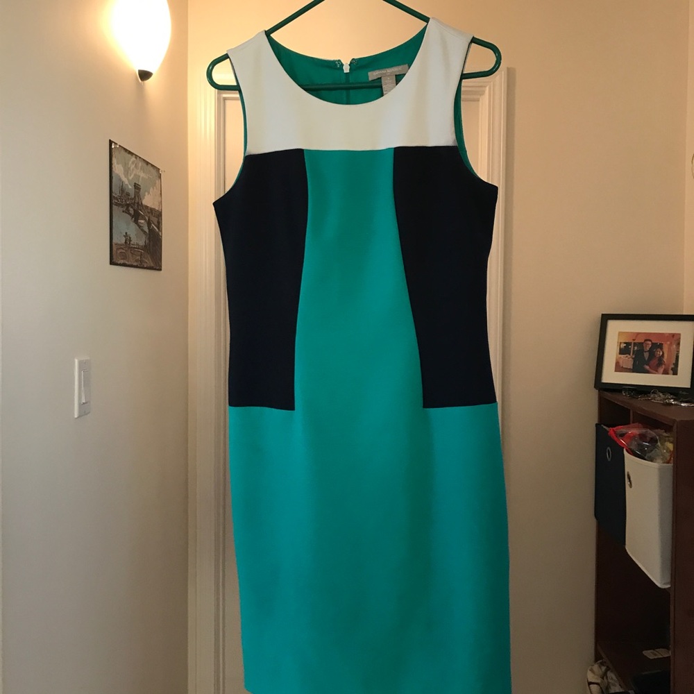 Tri-color Calvin Klein dress in size 4