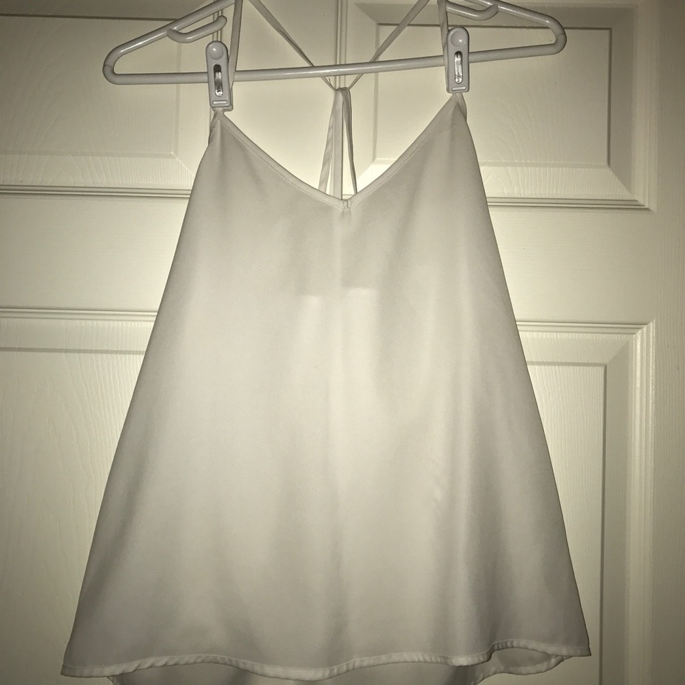 White tank top