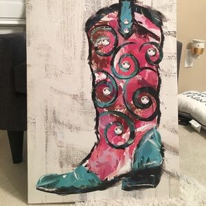 Cowboy Boot canvas