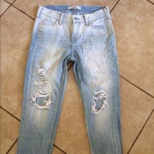 Hollister ripped jeans