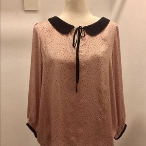 Loft Silk Collar Blouse