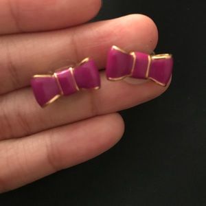 Kate Spade bow studs