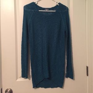 Charlotte Russe oversized teal sweater