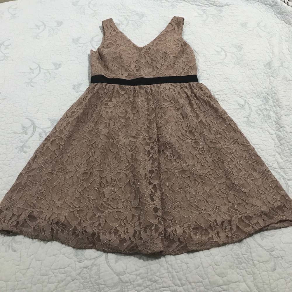 Lace A-line dress. Worn once.