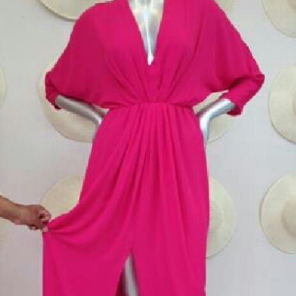RUBBER DUCKY FUSCHIA MAXI DRESS