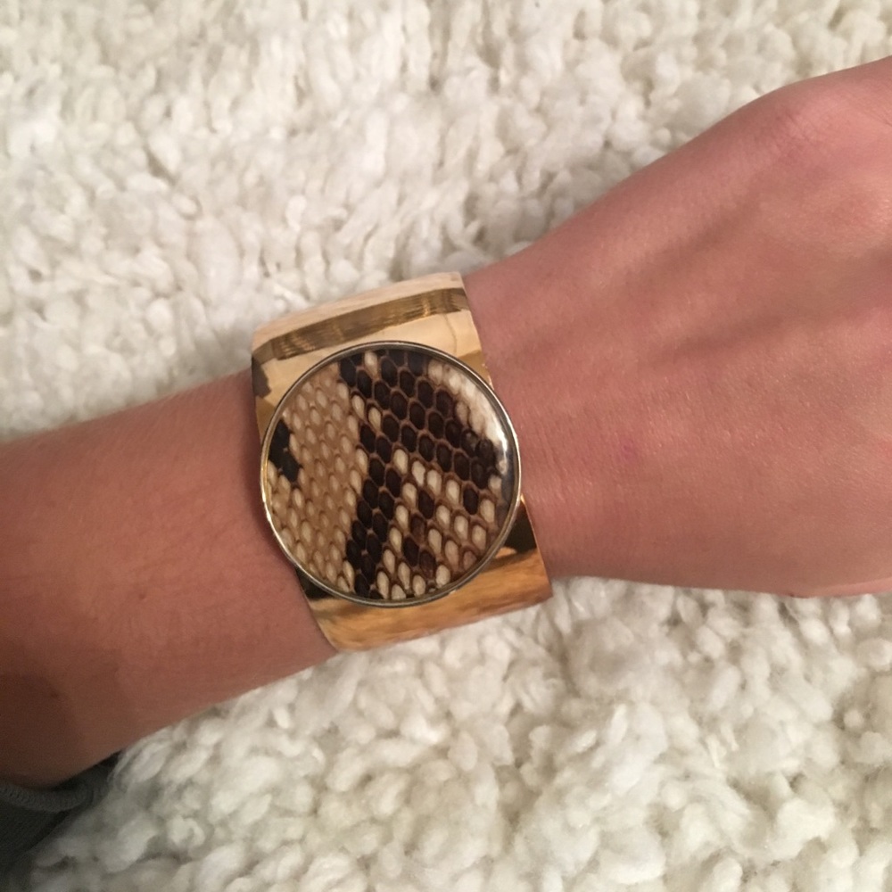 Snakeskin bangle - Picture 4 of 4