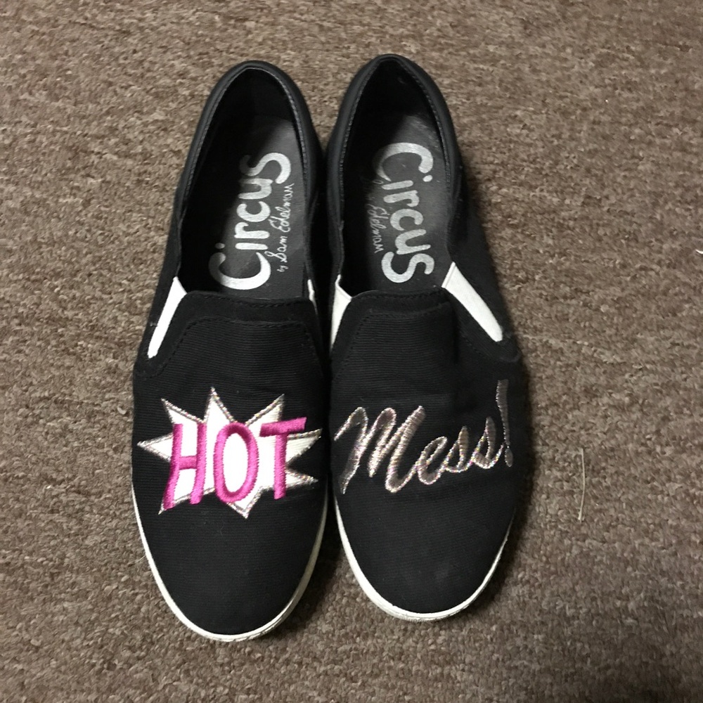 Sam edelman hot mess printed canvas slip on