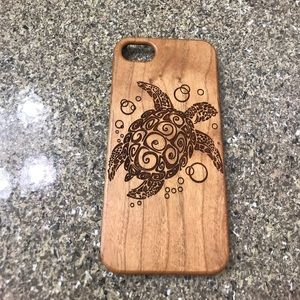 Wood Turtle iPhone 5/5s phone case