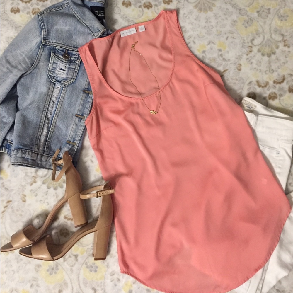 Pink New York & Company Blouse